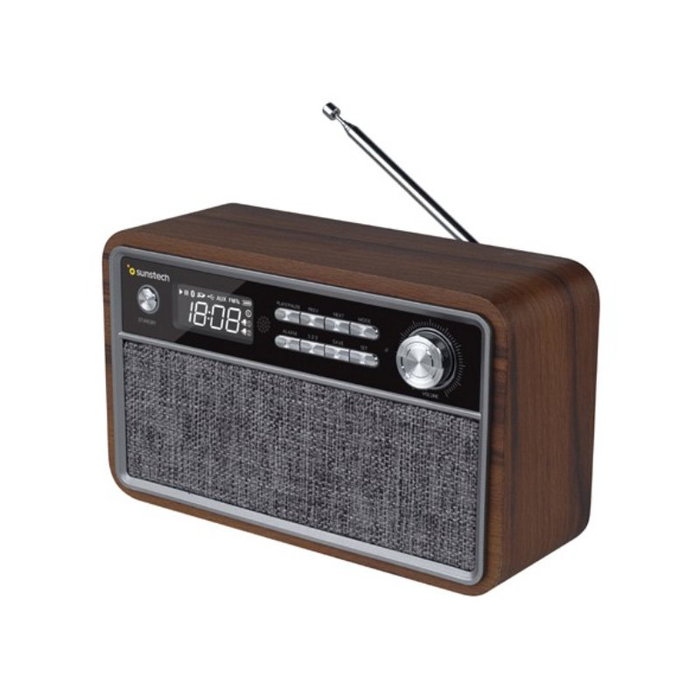 SUNSTECH Radio Retro RPBT500 Madera